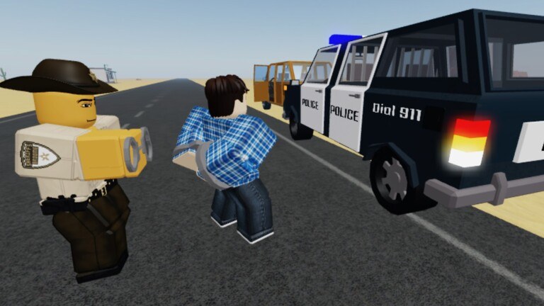 Highway Patrol roblox police car controls visual reference